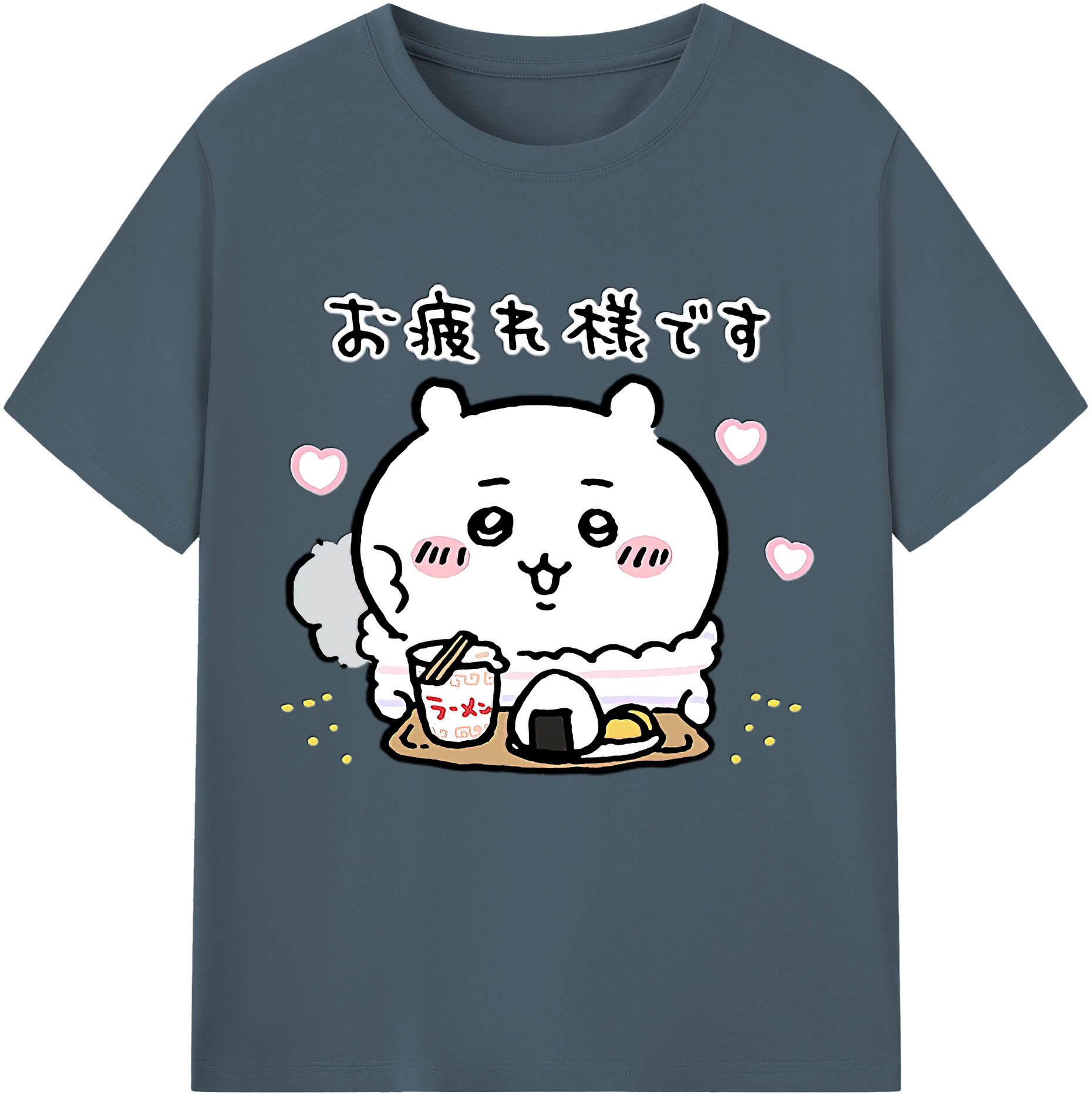 （画像用） ちいかわ ちいかわ Chii-kawa chiikawa 綿100％半袖Tシャツ（フロントプリント）